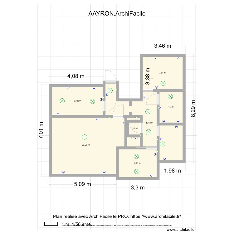 FACILE. Plan de 0 pièce et 0 m2