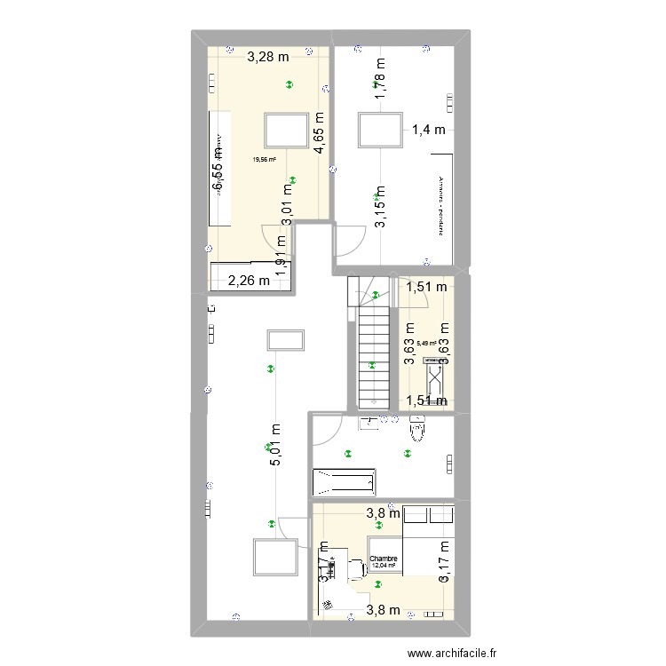 Comble Nicolas BEAU -30-01-24. Plan de 0 pièce et 0 m2