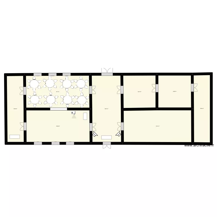 calaou&eacute;. Plan de 