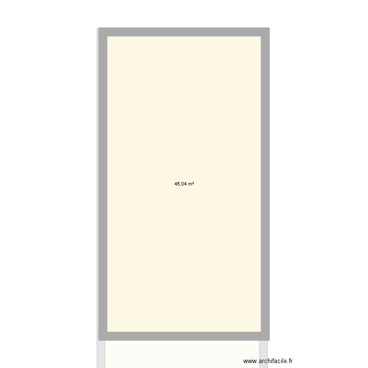 Chalat. Plan de 4 pièces et 105 m2