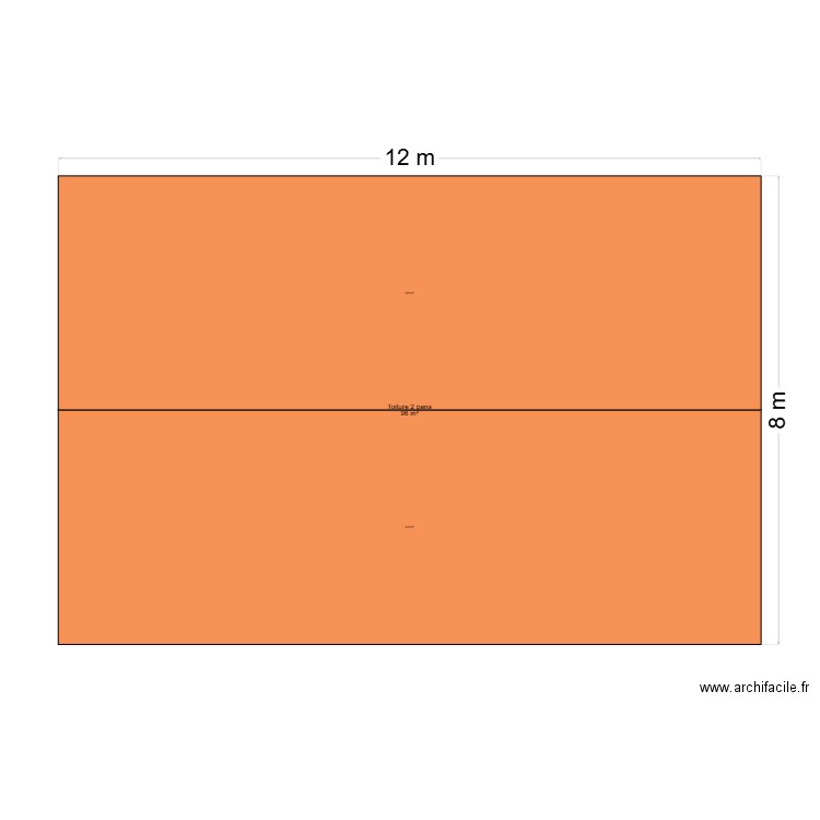 Toiture. Plan de 0 pièce et 0 m2