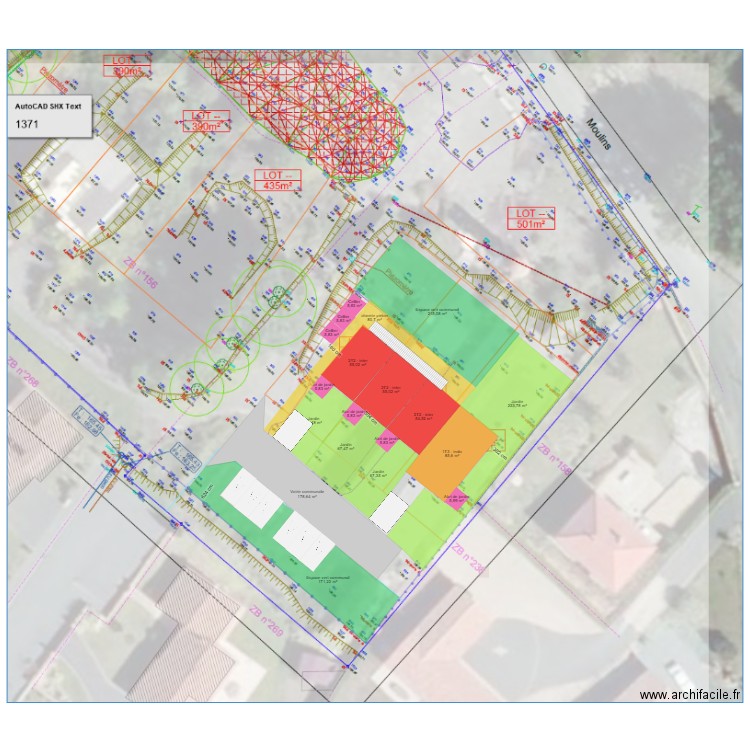 la Châtaigneraie - MTM friche - 7 logts. Plan de 0 pièce et 0 m2