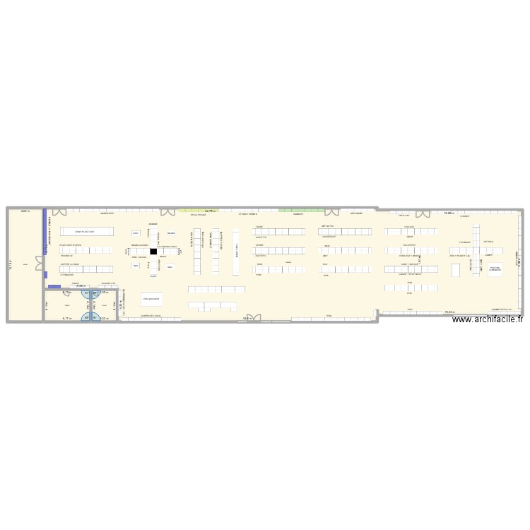 PLAN ST NIZIER PROJET 1. Plan de 4 pièces et 1016 m2