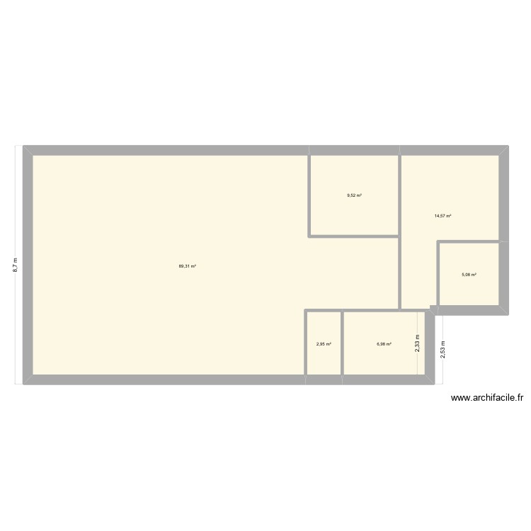 Projet Saint Marcel 1. Plan de 0 pièce et 0 m2