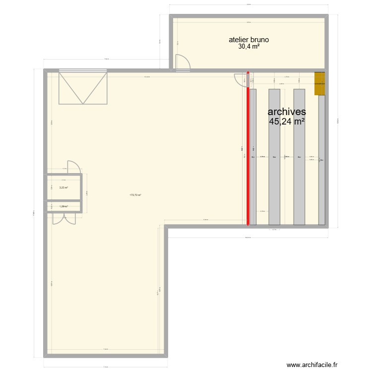 plan archives. Plan de 0 pièce et 0 m2
