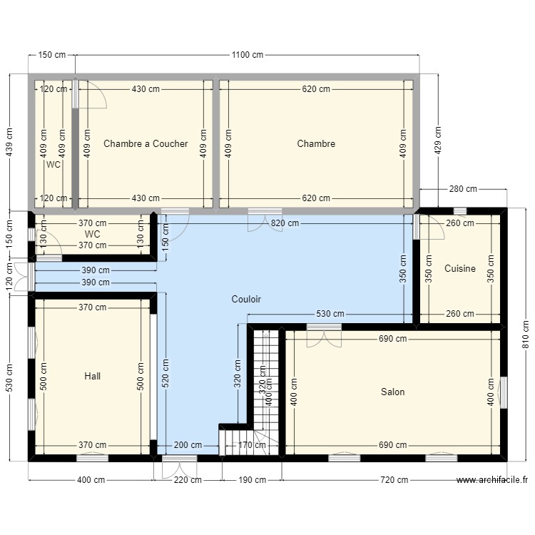 Plan de Client 27 08 84 88. Plan de 9 pièces et 156 m2