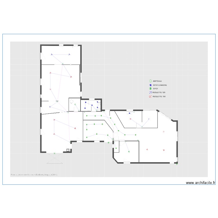 PLAN ECLAIRAGE MIELLERIE. Plan de 0 pièce et 0 m2