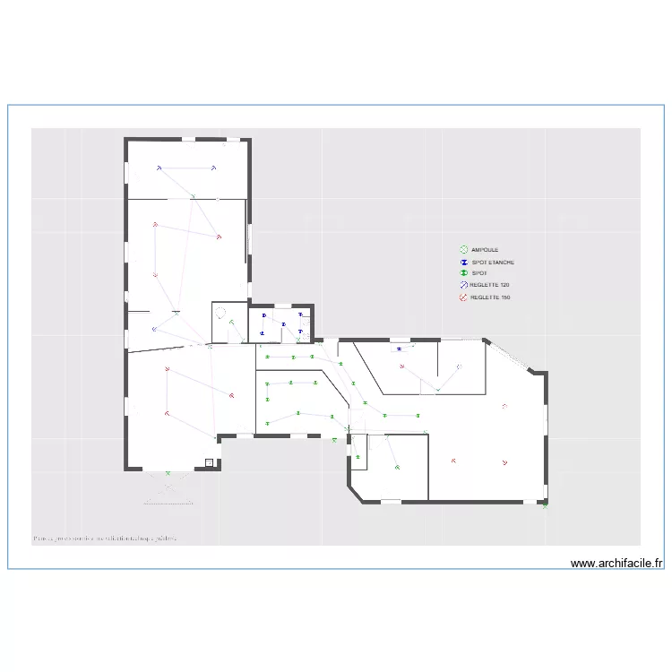 PLAN ECLAIRAGE MIELLERIE. Plan de 