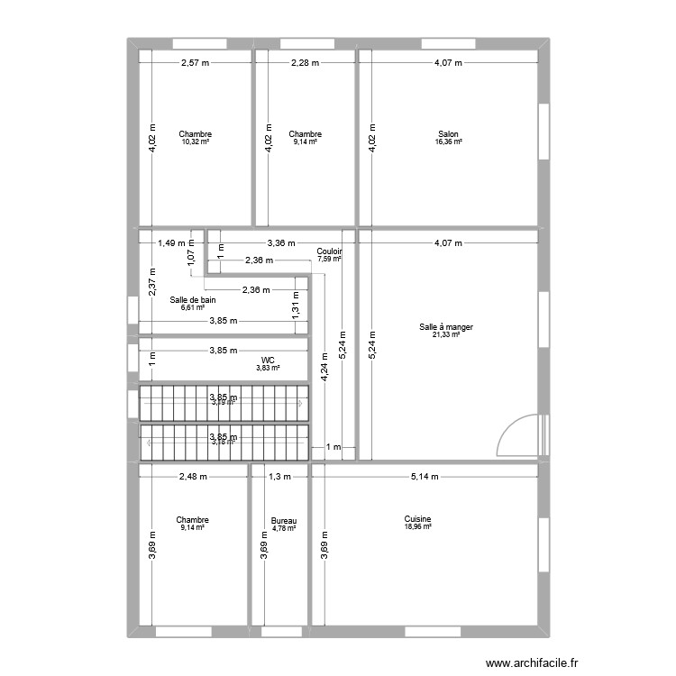 PEYRON Giselle. Plan de 0 pièce et 0 m2