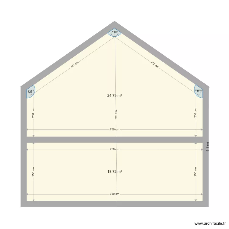 coupe projet 17. Plan de 