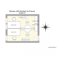 Bureau M&eacute;tro R 404 Norbert et Franck
