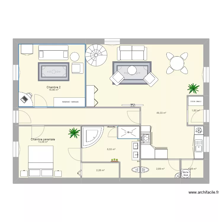Ecuelles projet 2. Plan de 