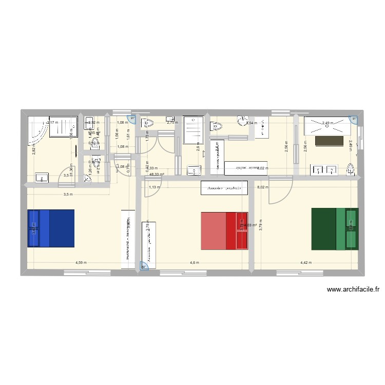 chambres portugal. Plan de 0 pièce et 0 m2