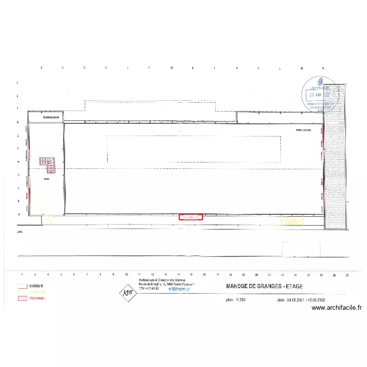CE 03. Plan de 1  et 6 m²