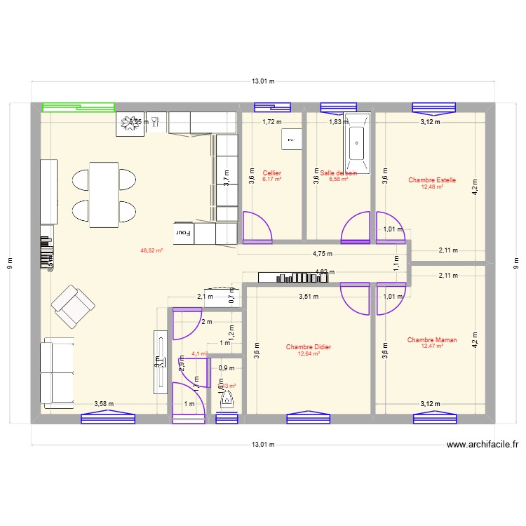 Maison. Plan de 0 pièce et 0 m2 Maison. Plan de 0 pièce et 0 m2