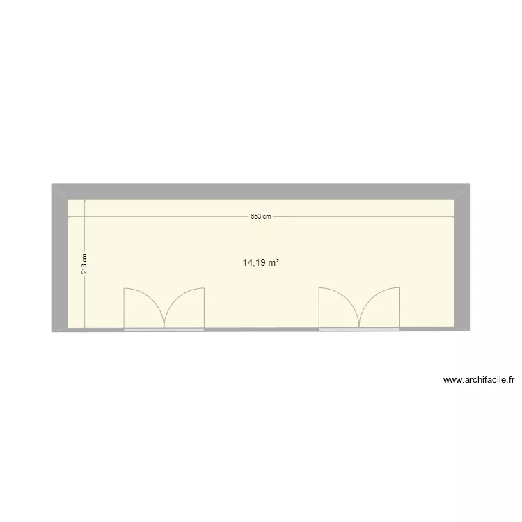 148 Cours marechal gallieni D&eacute;pendance. Plan de 