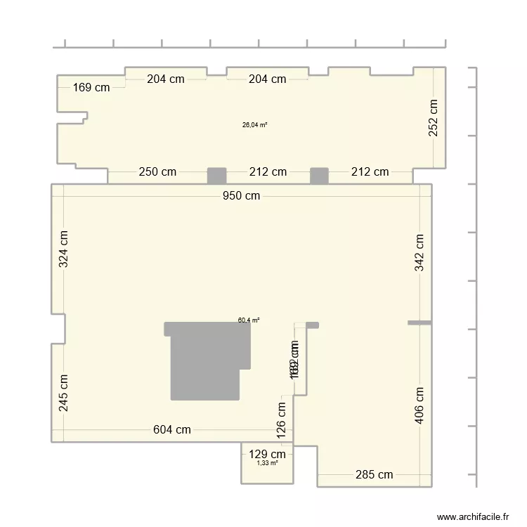 Fortier-Laplace - Plans 1er &eacute;tage. Plan de 