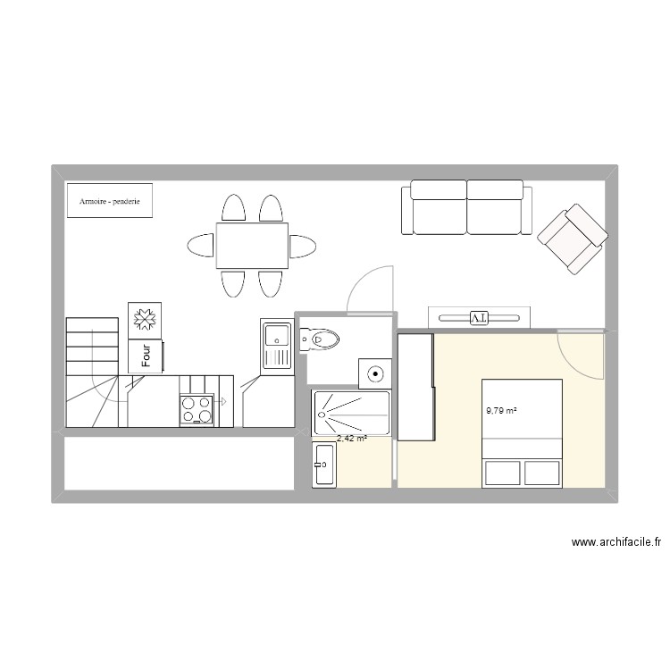 pusignan. Plan de 0 pièce et 0 m2