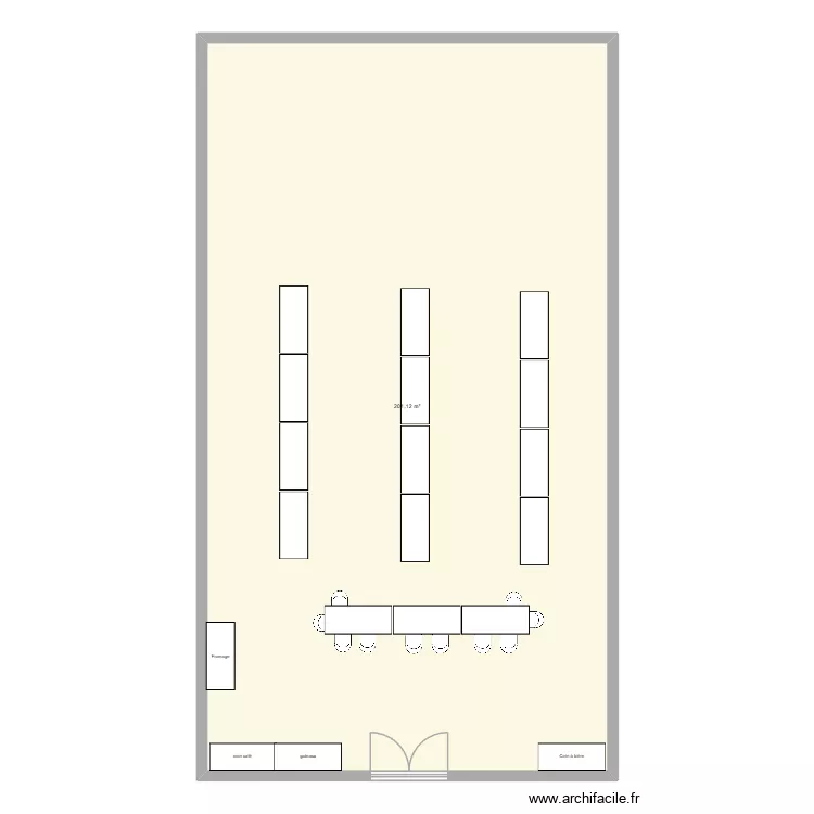 plan table. Plan de 1 pièce et 201 m² plan table. Plan de 1 pièce et 201 m²