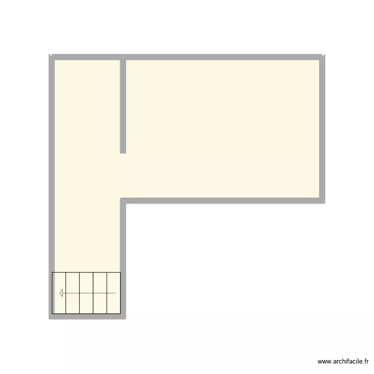vaissette cave. Plan de 1  et 16 m²