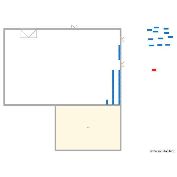 plan RDC Gustave. Plan de 0 pièce et 0 m2