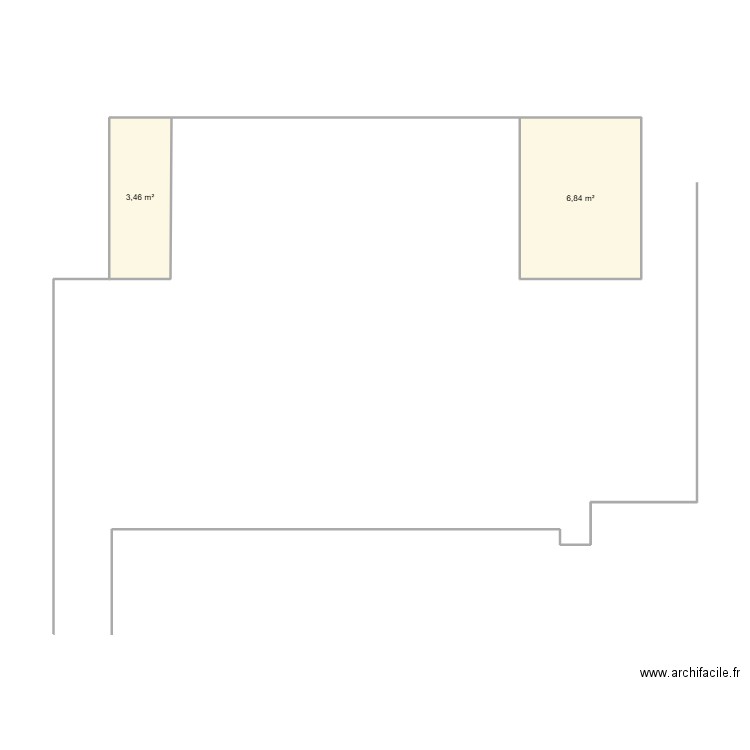 version1. Plan de 2 pièces et 10 m2