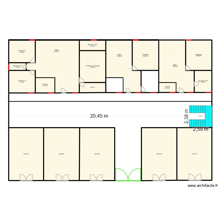 Plan yakro belle-ville 1. Plan de 0 pièce et 0 m2