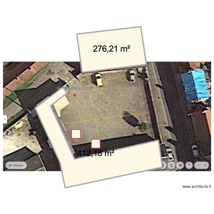 Cours SDF. Plan de 5 pièces et 707 m2