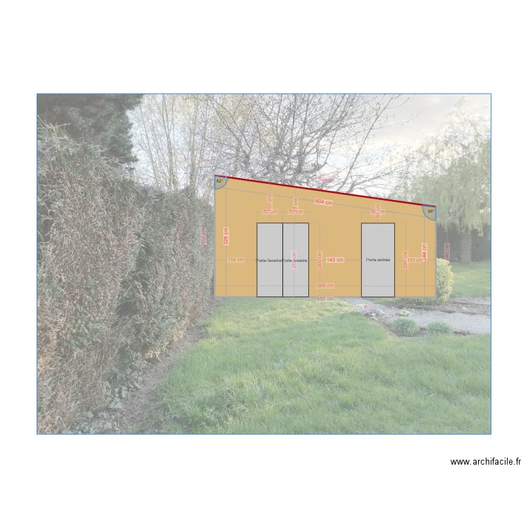 garage 3. Plan de 1 pièce et 17 m2