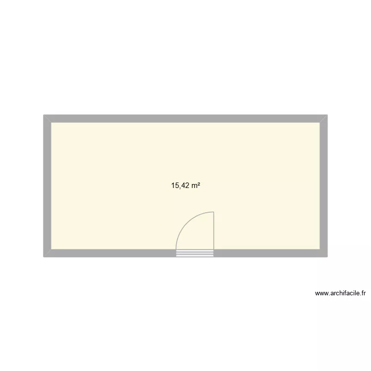 summer house. Plan de 1  et 15 m²