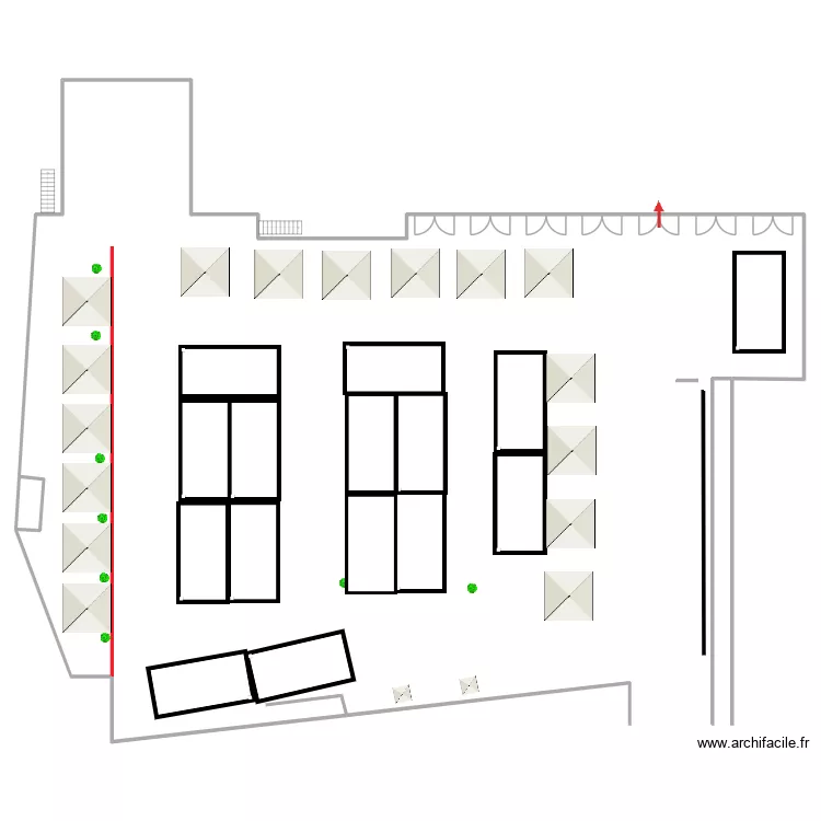 marcher de noel. Plan de 