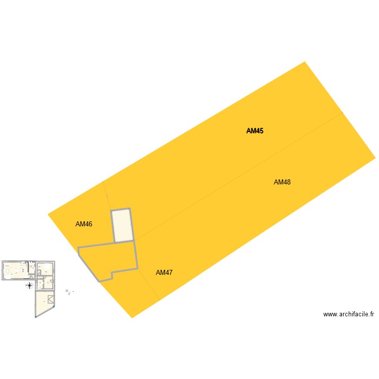 Nancette_5_Permis_Cadastre. Plan de 9 pièces et 367 m2