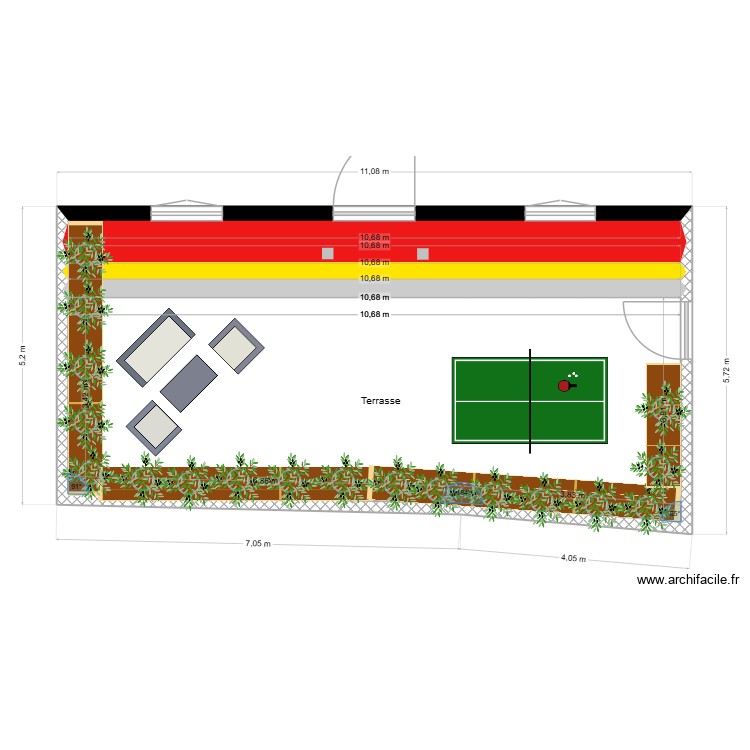 devant maison. Plan de 0 pièce et 0 m2
