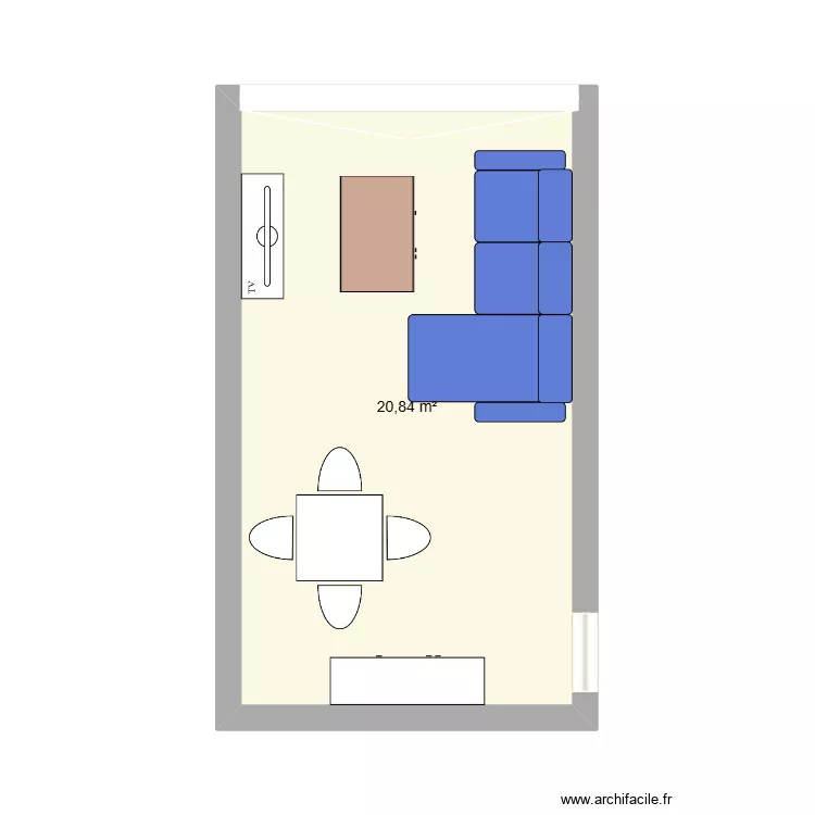 Salle 1. Plan de 1 et 21 m² Salle 1. Plan de 1 et 21 m²