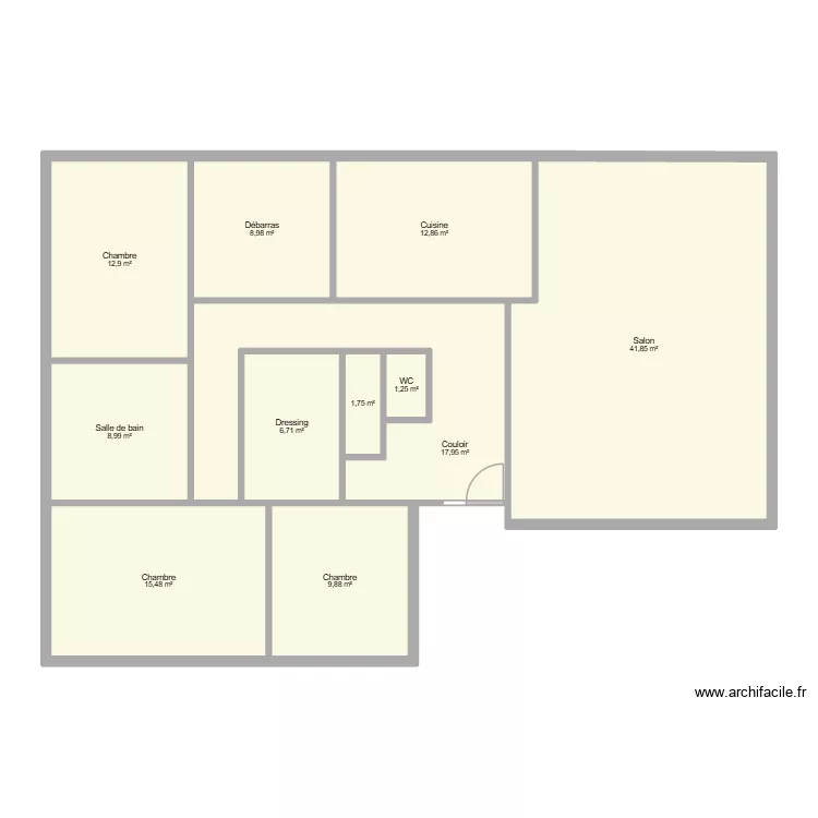 Hozémont. Plan de 11 Pièces et 139 m² Hozémont. Plan de 11 Pièces et 139 m²