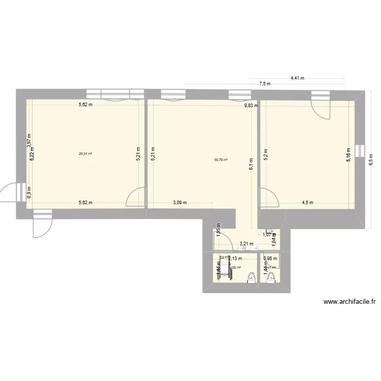 Ecole 2. Plan de 