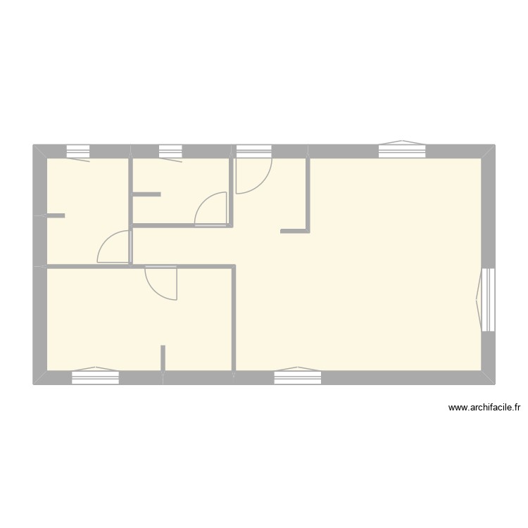 T2  seul. Plan de 0 pièce et 0 m2
