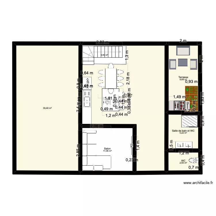 maison karihani. Plan de 7 et 112 m² maison karihani. Plan de 7 et 112 m²