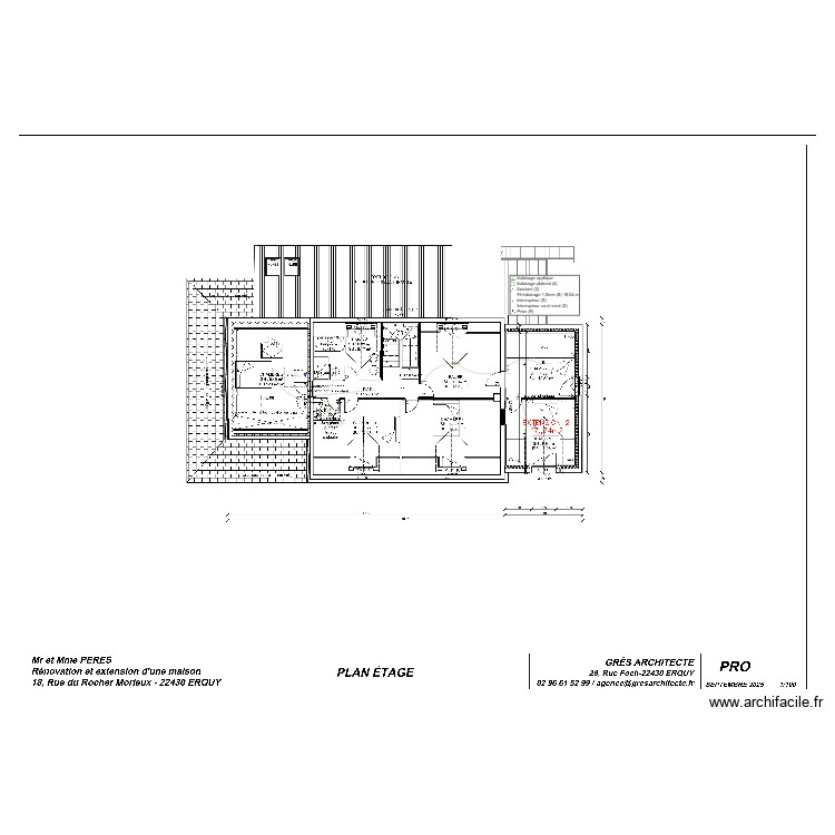 PERES ELEC ETAGE. Plan de 0 pièce et 0 m2
