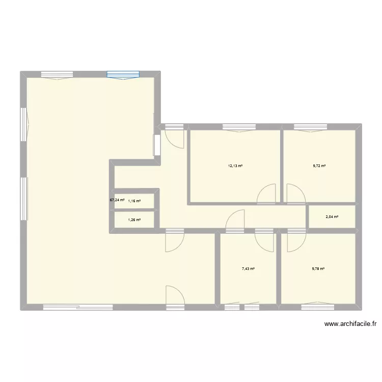 Maison. Plan de 