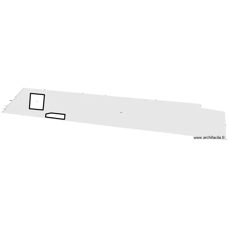 declaration prealable travaux. Plan de 