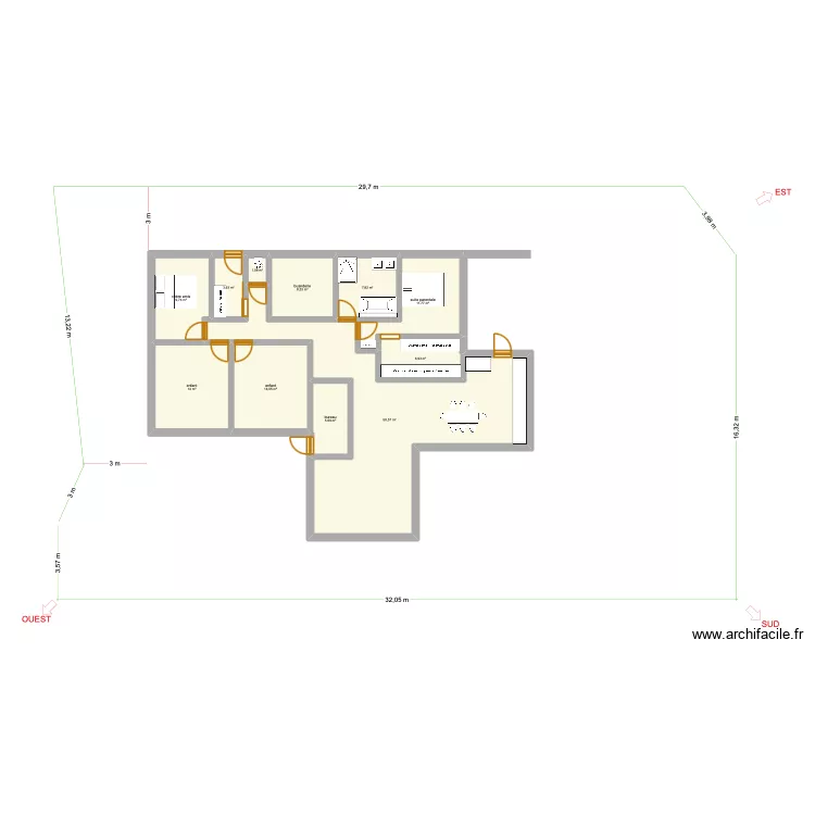 ARÈS bassin. Plan de 11 et 142 m² ARÈS bassin. Plan de 11 et 142 m²