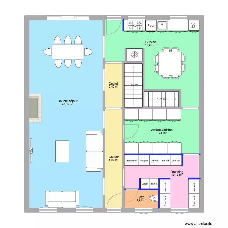 CDS - PRO - RDC. Plan de 9  et 96 m²