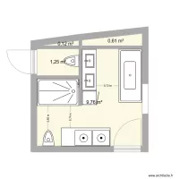 Plan maison Colfontaine SDB
