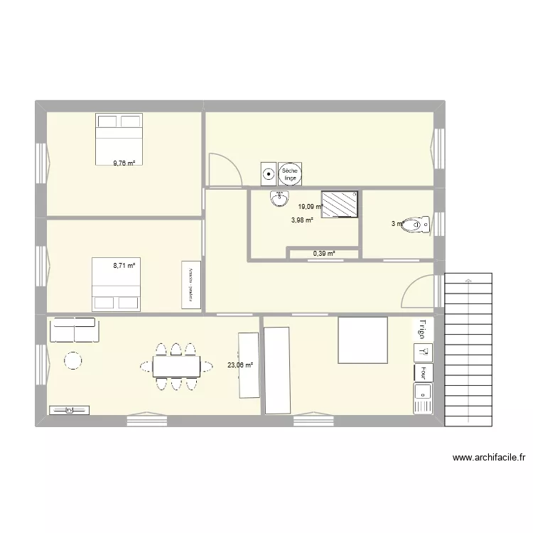 Maison parent rudy. Plan de 7 et 68 m² Maison parent rudy. Plan de 7 et 68 m²