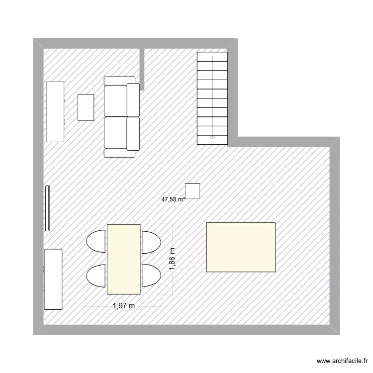 pas maison. Plan de 1 et 48 m² pas maison. Plan de 1 et 48 m²