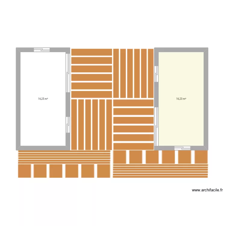 New home. Plan de 2  et 32 m²