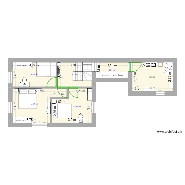 MAISON. Plan de 0 pièce et 0 m2 MAISON. Plan de 0 pièce et 0 m2