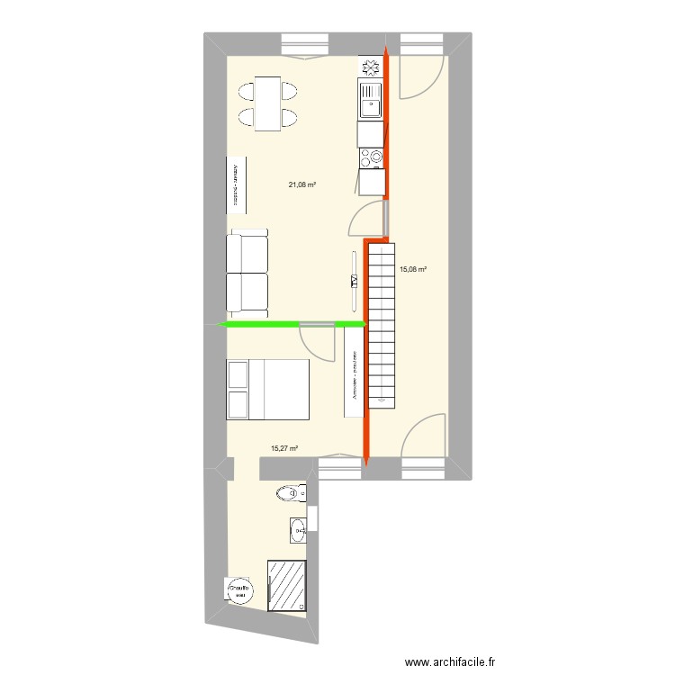 BEAULIEU 4. Plan de 19 pièces et 287 m2