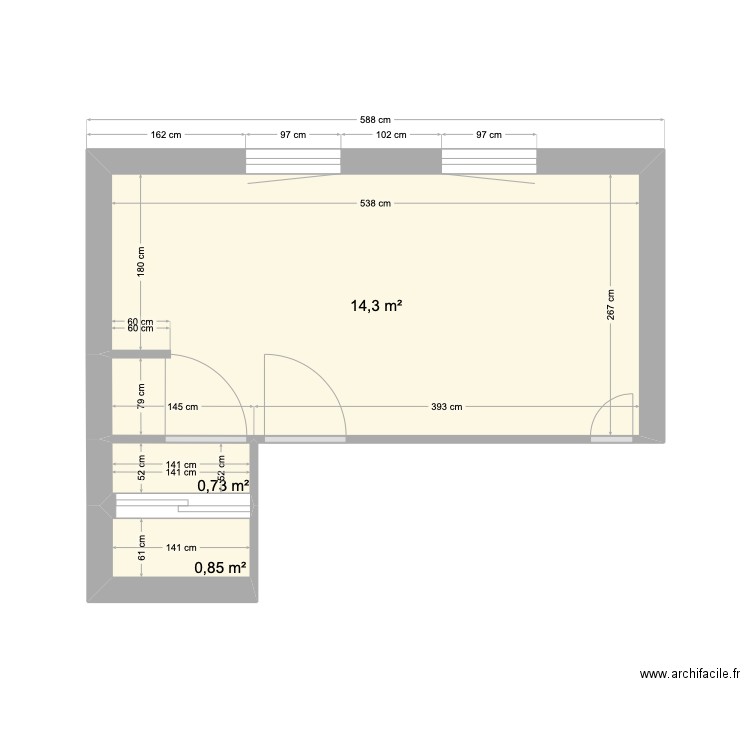 CH MGX. Plan de 0 pièce et 0 m2